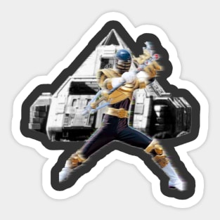 Power Rangers - Gold Zeo Ranger Sticker